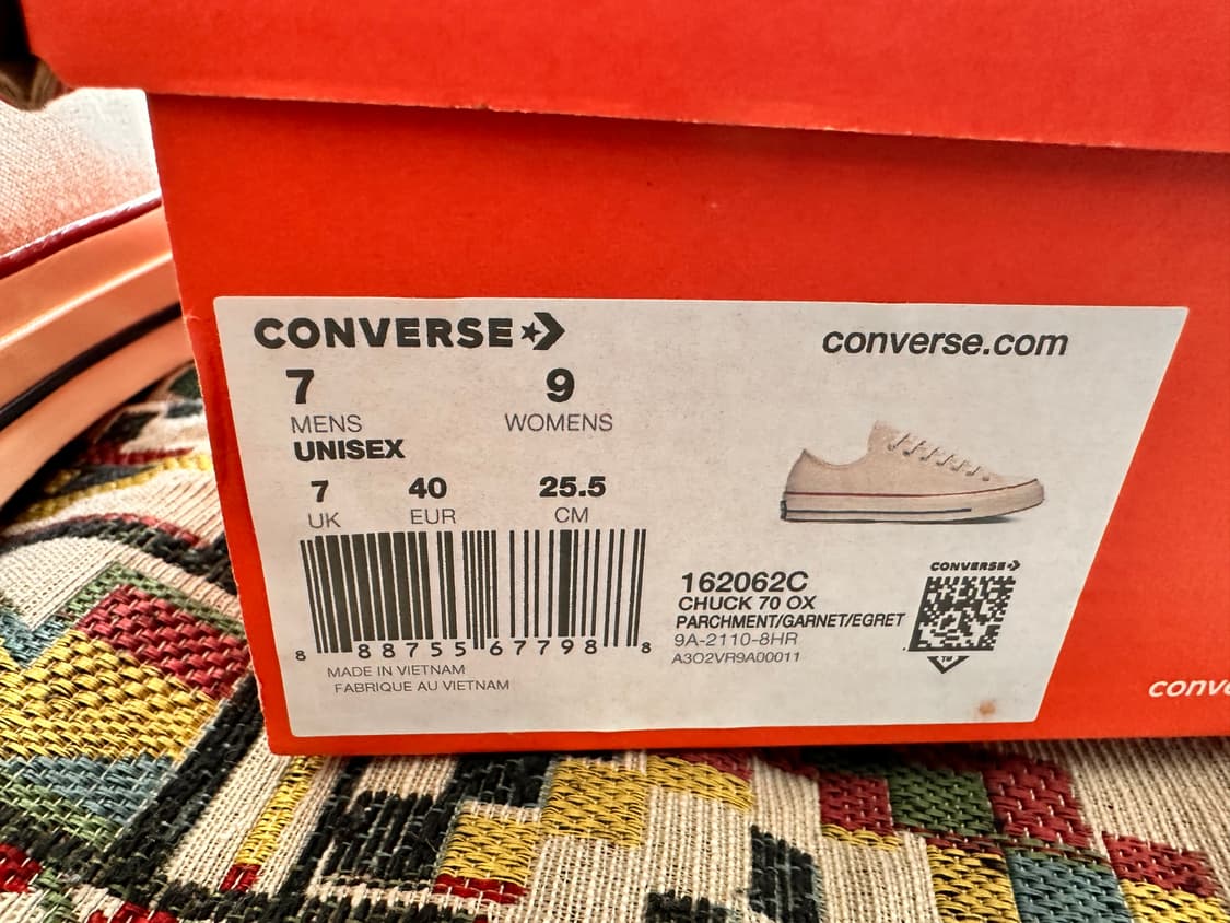 컨버스 척테일러 70 파치먼트 로우 상품이미지7