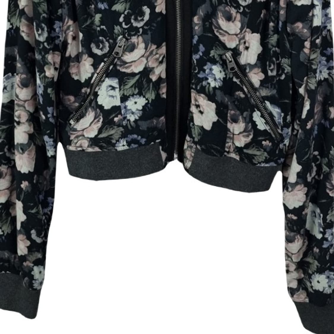 [아베크롬비] 플라워 패턴 크롭 블루종 자켓 M19274 상품이미지5