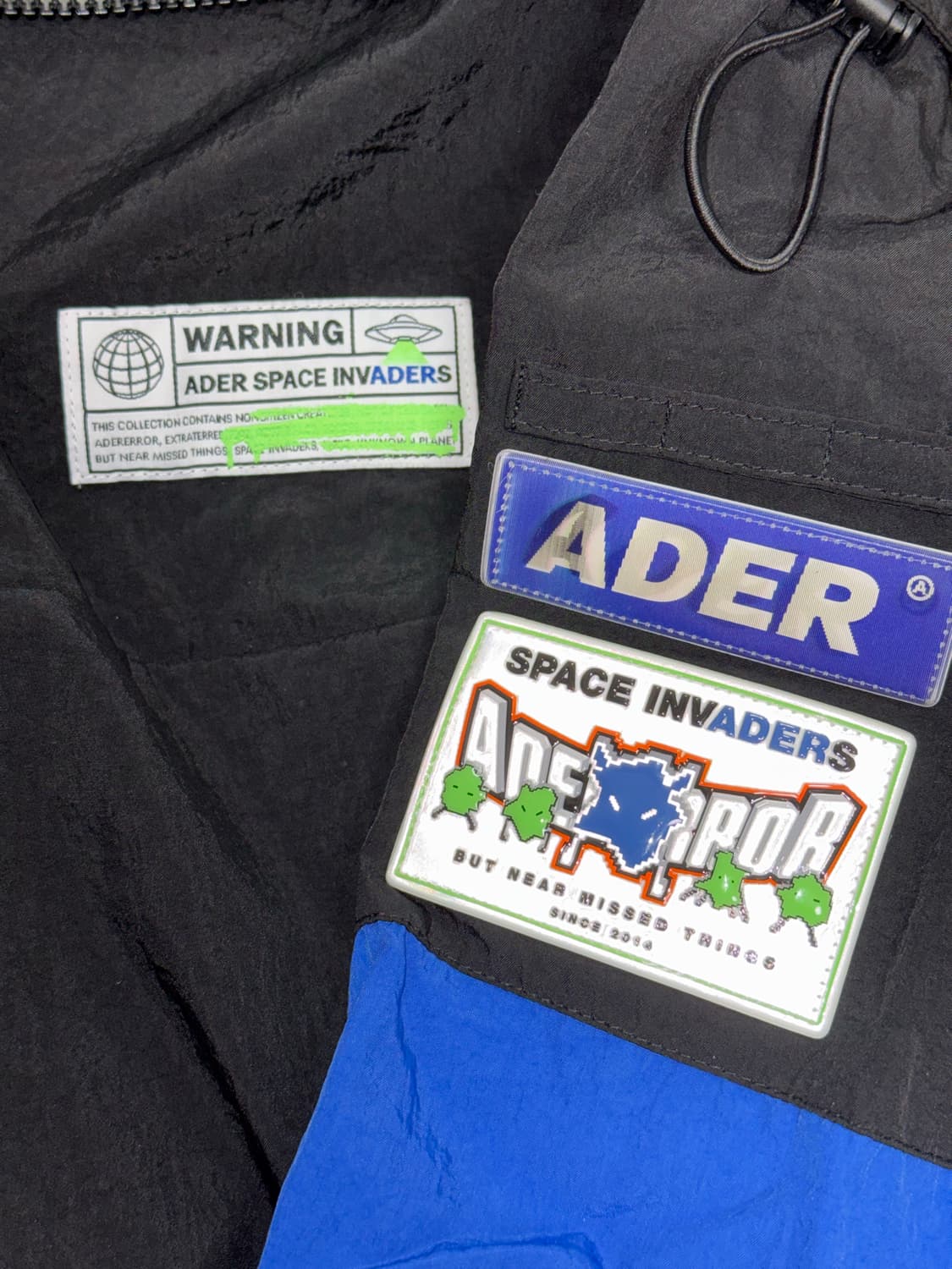 아더에러 Oblique anorak jumper Noir 바람막이 점퍼 상품이미지7