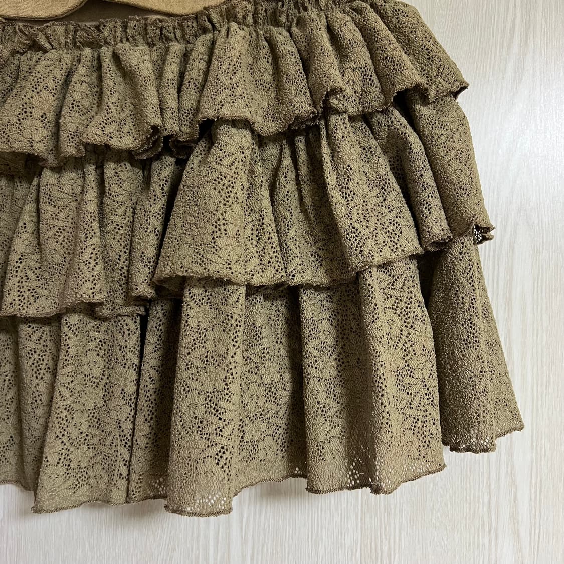 미케네 스웨이드 캉캉 스커트 상품이미지4