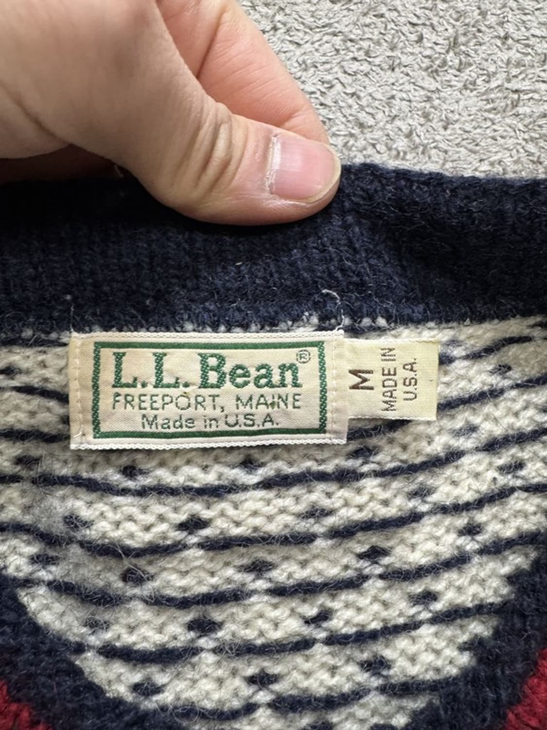 엘엘빈 노르딕 가디건 M 상품이미지4