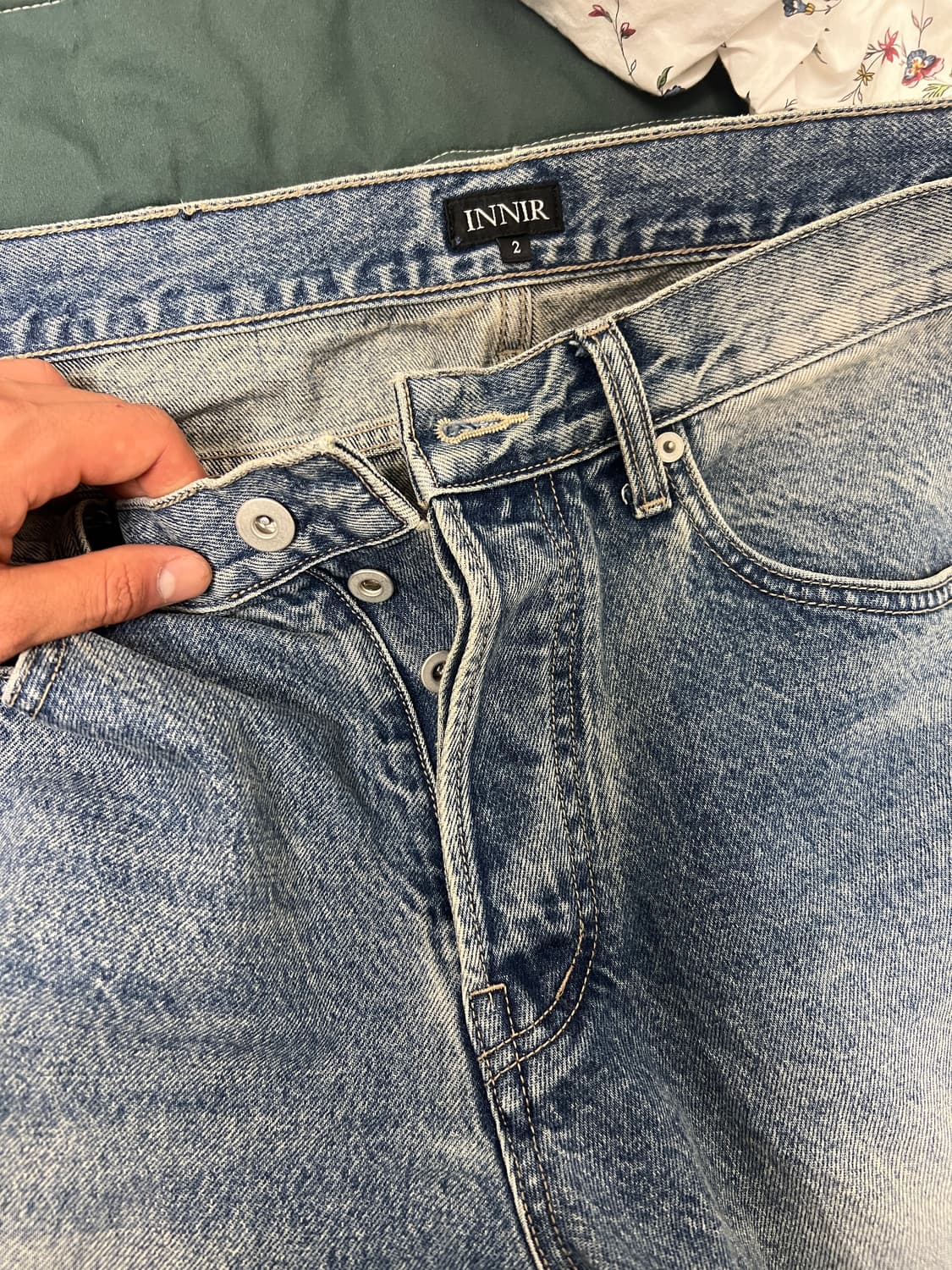 innir 252 Relaxed Flare Denim Jeans 상품이미지5