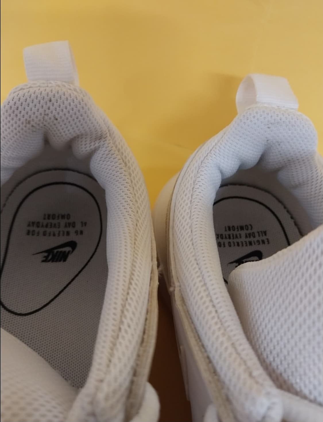 여성 나이키 테센 화이트 운동화 (245) 상품이미지5