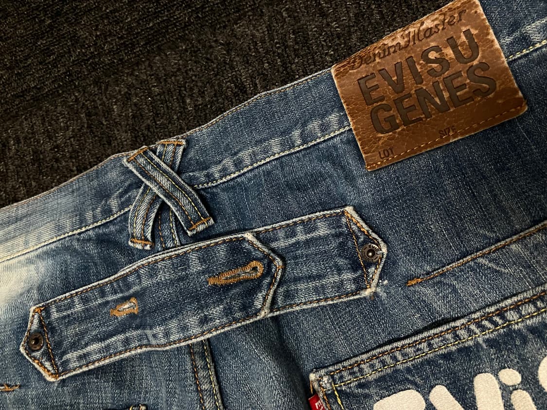 Evisu 에비수 오사카 신치백 엔지니어드 데님 팬츠 상품이미지5