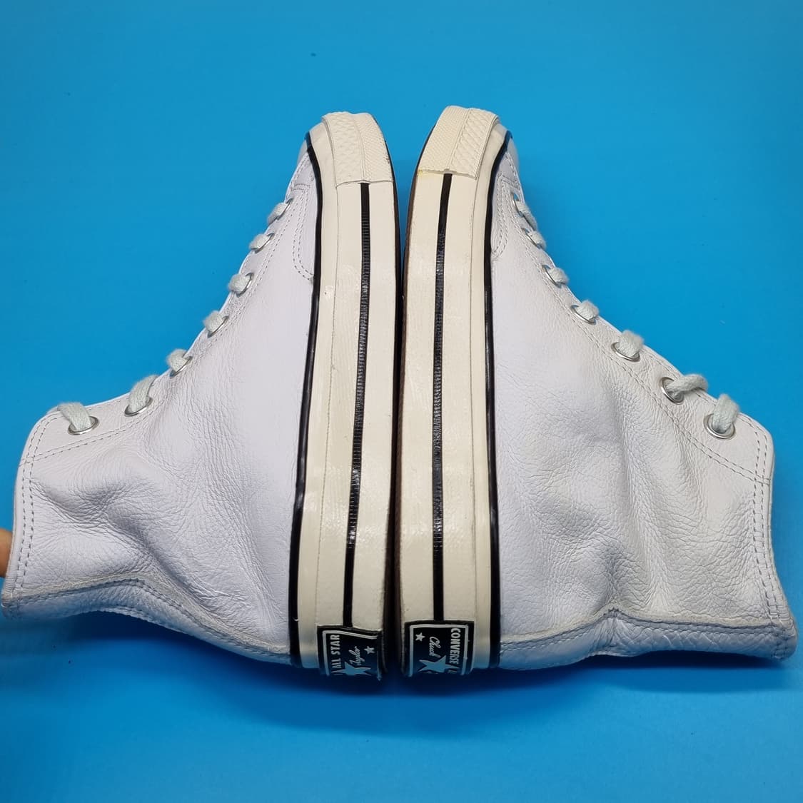 컨버스 척70 레더 화이트 하이탑220 상품이미지5