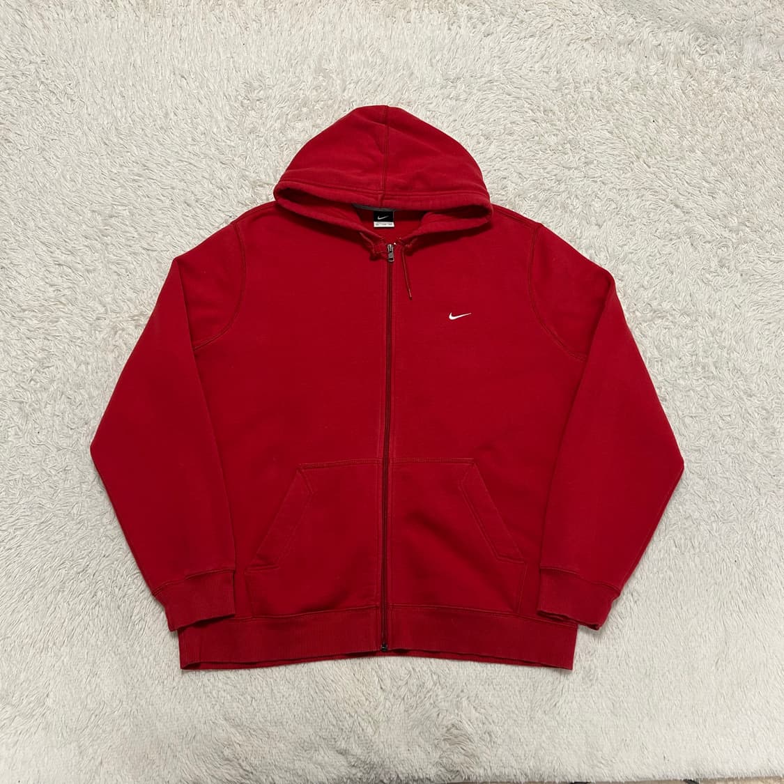 Nike Red Swoosh Hood Zip-up 상품이미지4