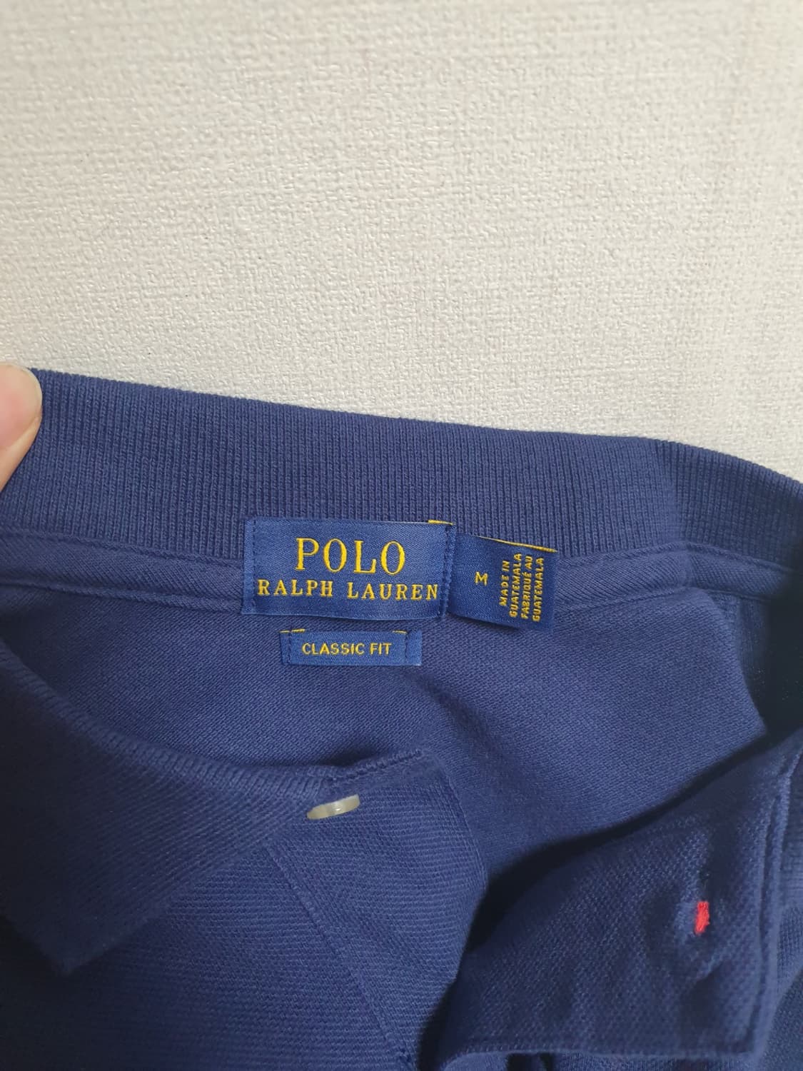 폴로랄프로렌 여성 클래식핏 반팔 카라티 네이비 M 상품이미지5
