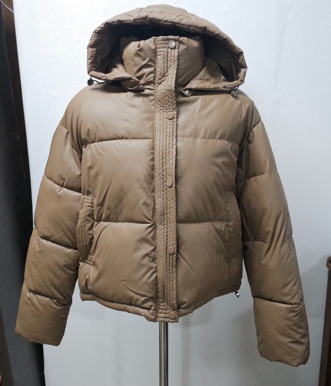 카키 브라운 패딩 점퍼 L 상품이미지1