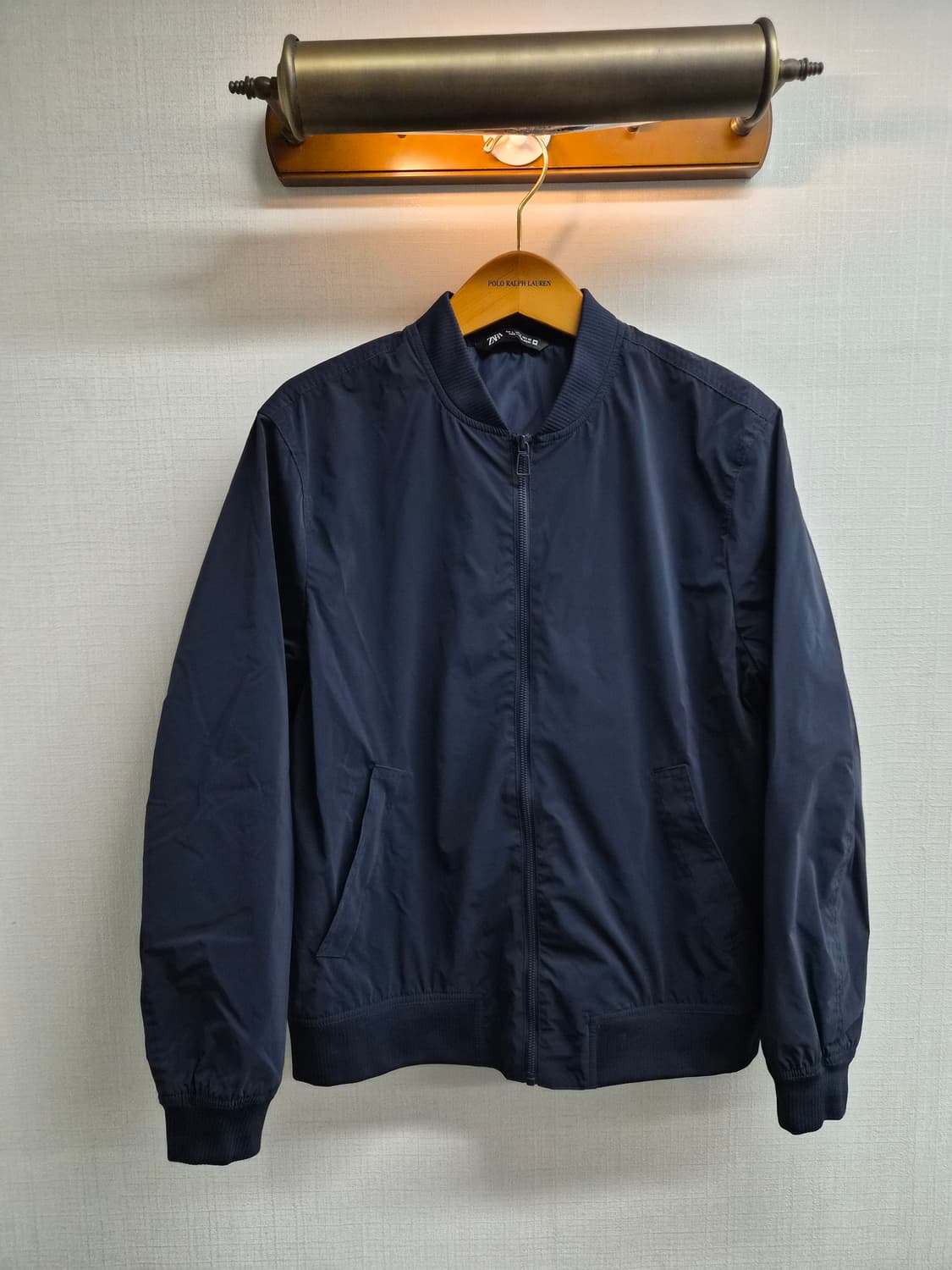 L/100) ZARA 자라 네이비 블루종 점퍼 팝니다 상품이미지1