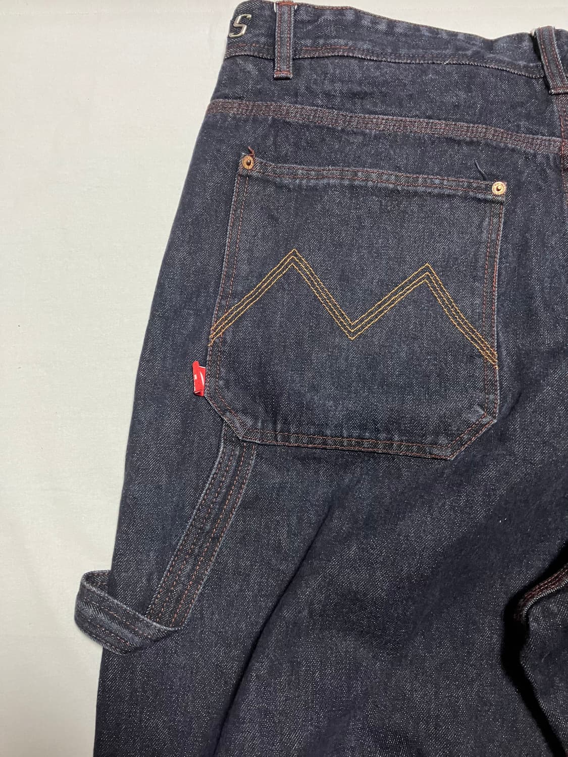 MOJEANS 슈퍼 배기 와이드 카펜터 데님팬츠 상품이미지3