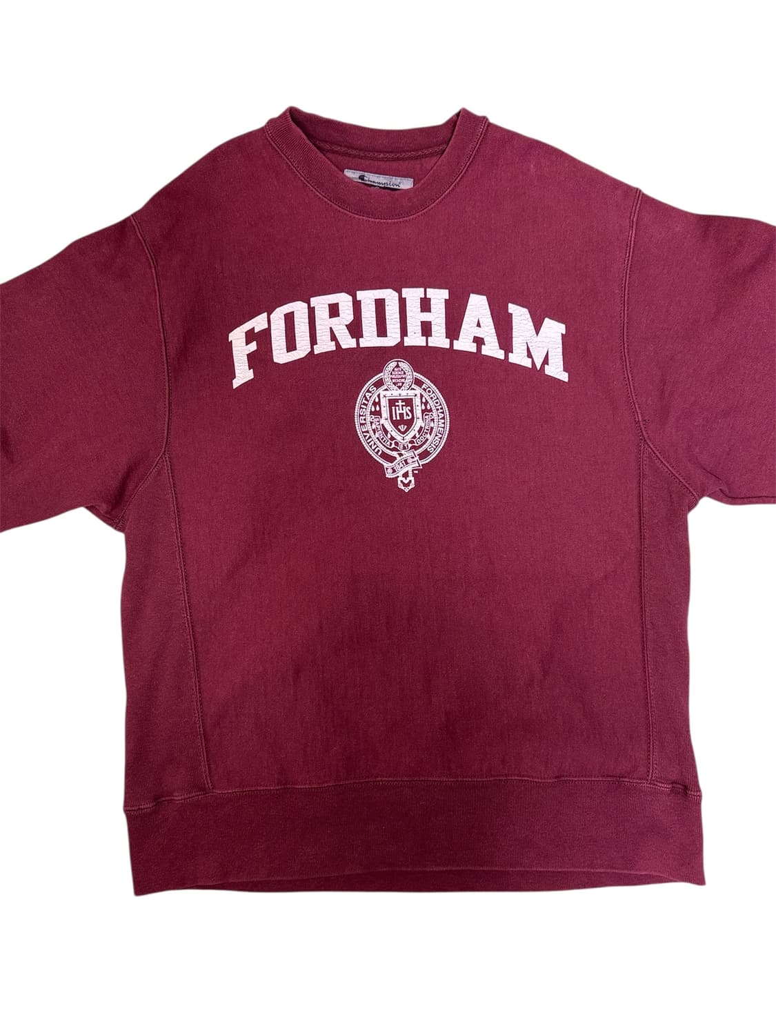 빈티지 00s 챔피온 오리지널 리버스위브 FORDHAM 맨투맨 M 상품이미지5