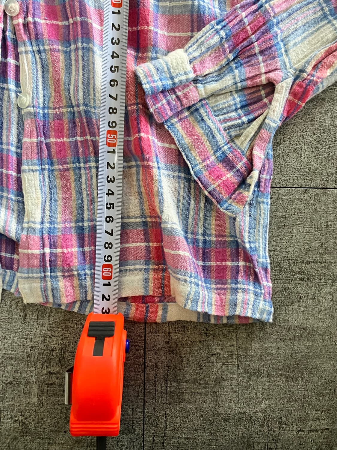 Vintage 하구미모리걸 할메카지 솜사탕 웨스턴셔츠 상품이미지4