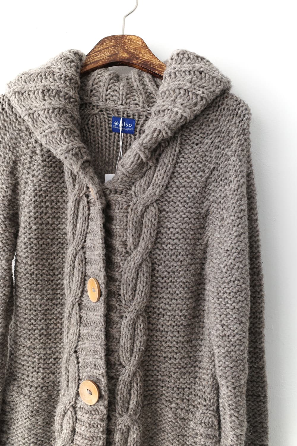 cable knit long cardigun 상품이미지3