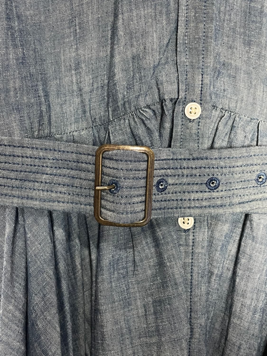 랄프로렌 셔츠형 롱스커트 데님 상품이미지6