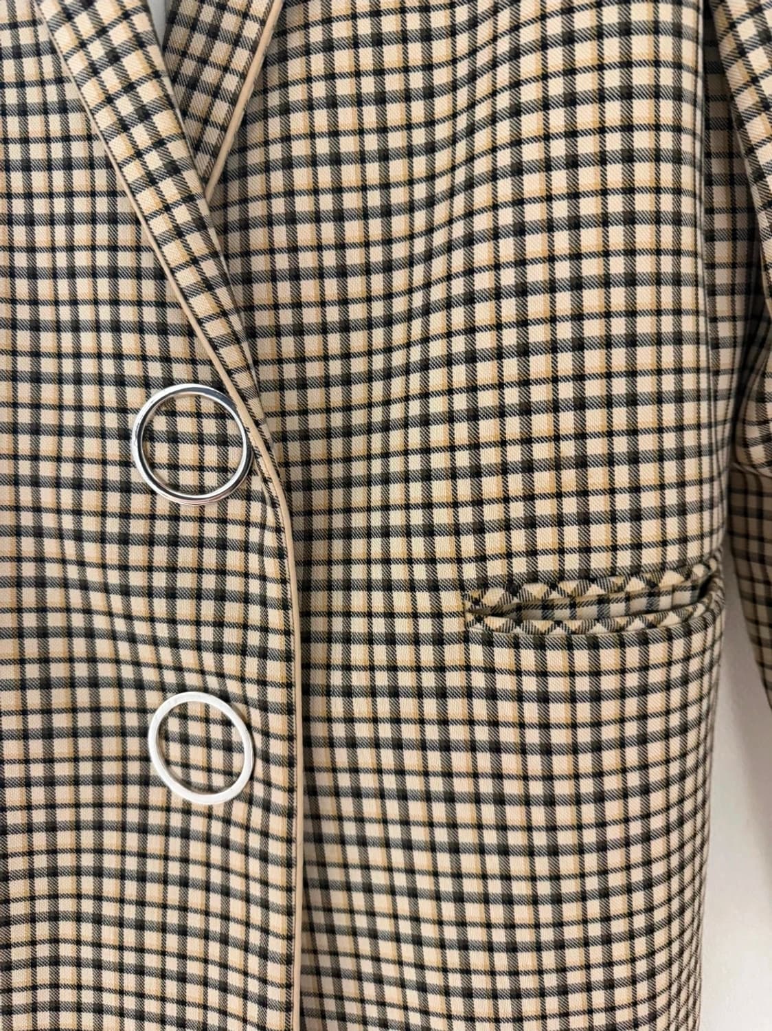 Sandro 파리 페론 체크 자켓(55) 상품이미지4