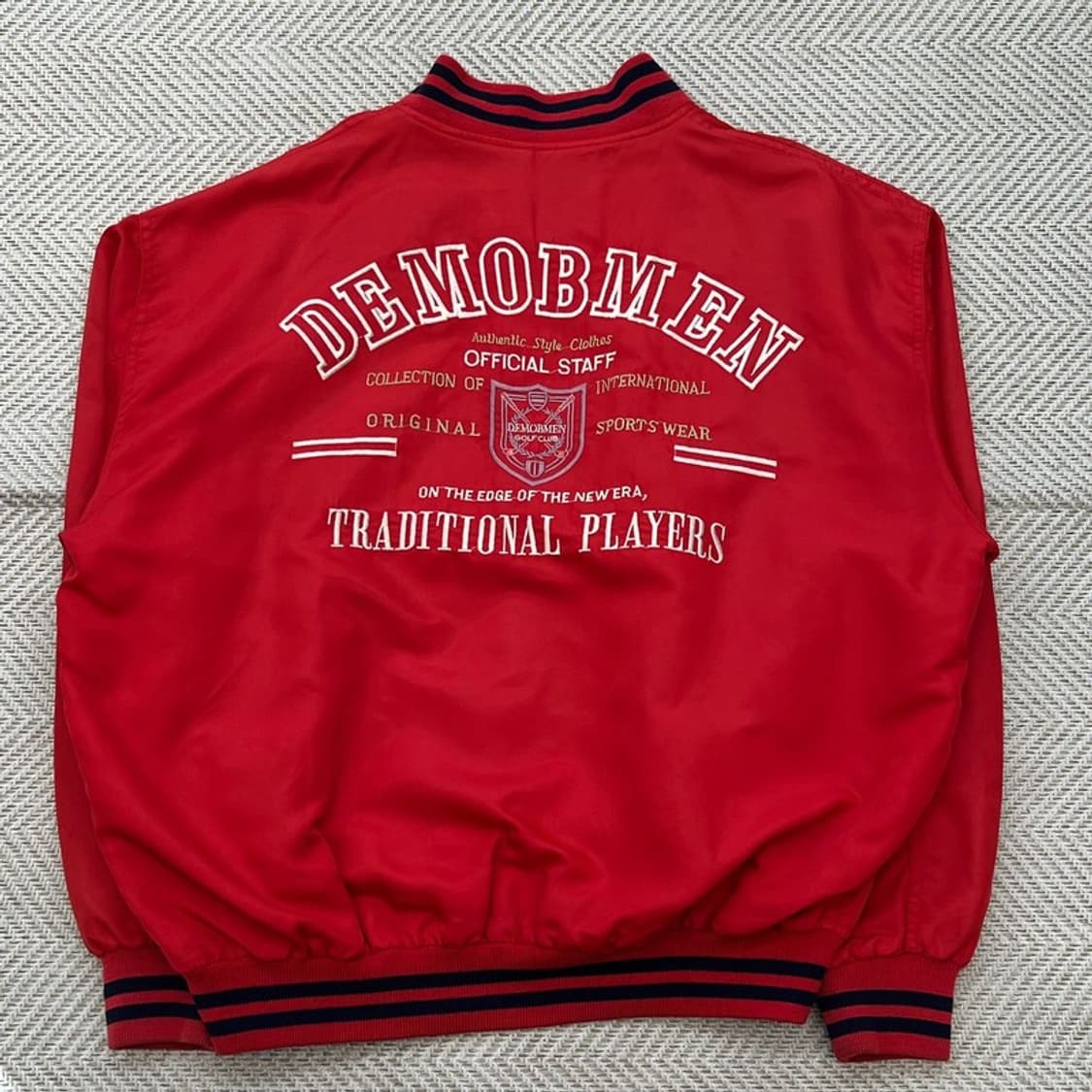 골프클럽 새틴 바시티 자켓 r2701 상품이미지2