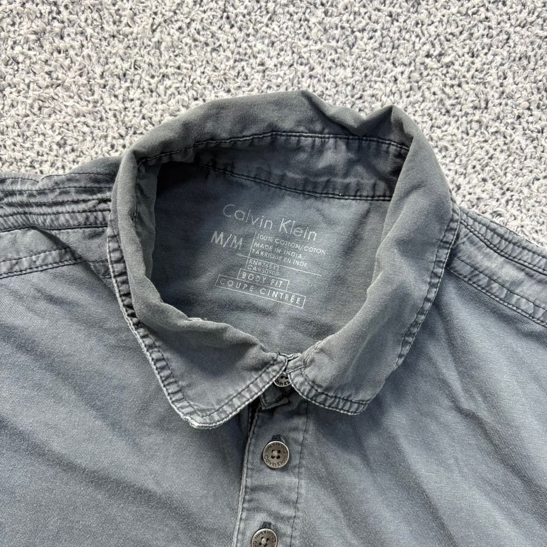 M 캘빈클라인 포켓 반팔 카라 티셔츠 0416J 상품이미지2