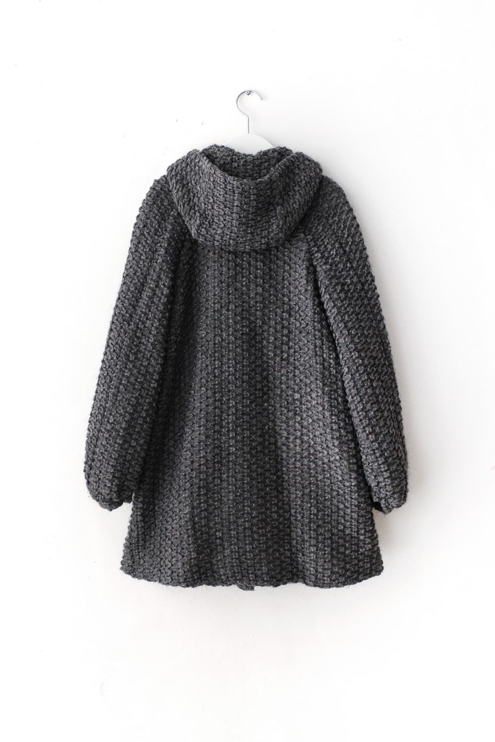 tsumori chisato) balloon knit hood coat 상품이미지2