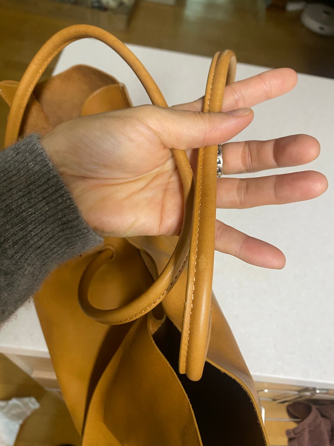 천연가죽 숄더백 상품이미지3