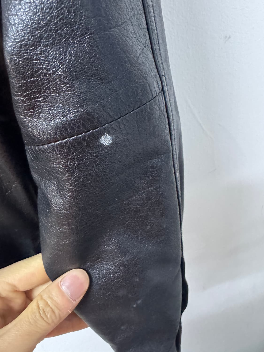 희귀!! 런던 포그 리얼 양가죽 봄버 무스탕 자켓 L ~ XL 상품이미지5