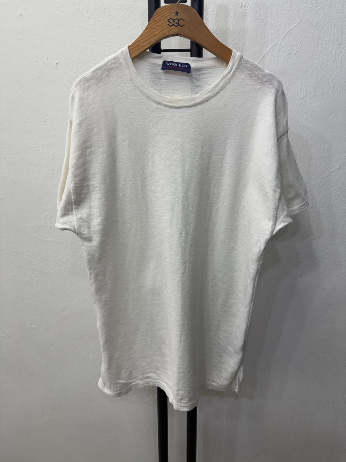 정품) 시리즈 WOOL&CO 라운드넥 반팔티 100 상품이미지1