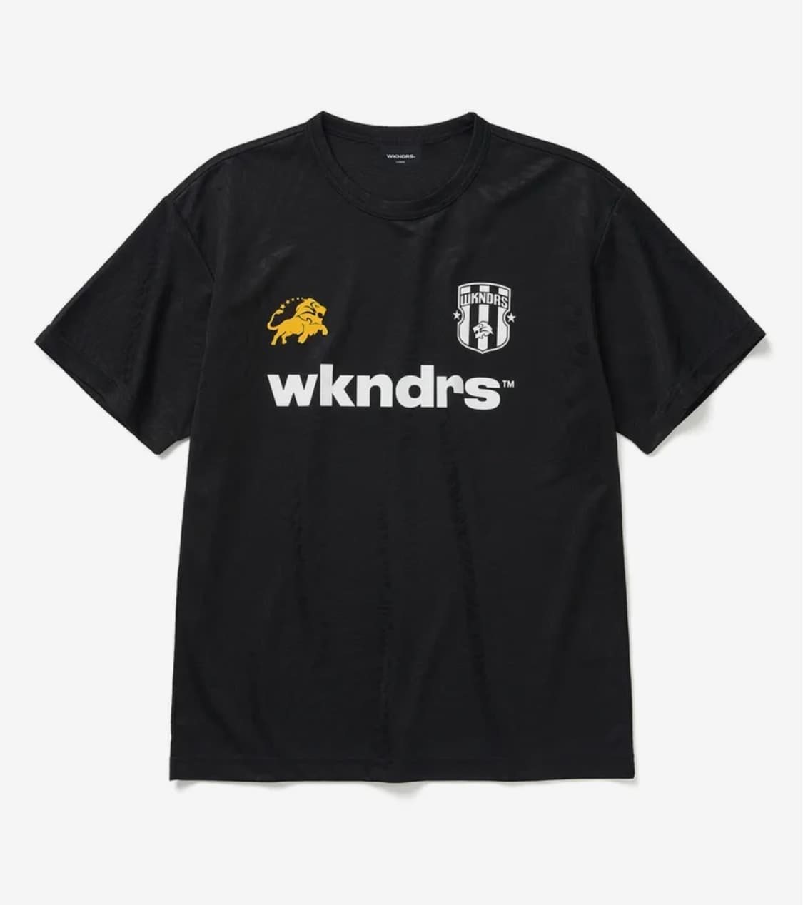 위캔더스 킹 로고 싸커티 블랙  상품이미지2