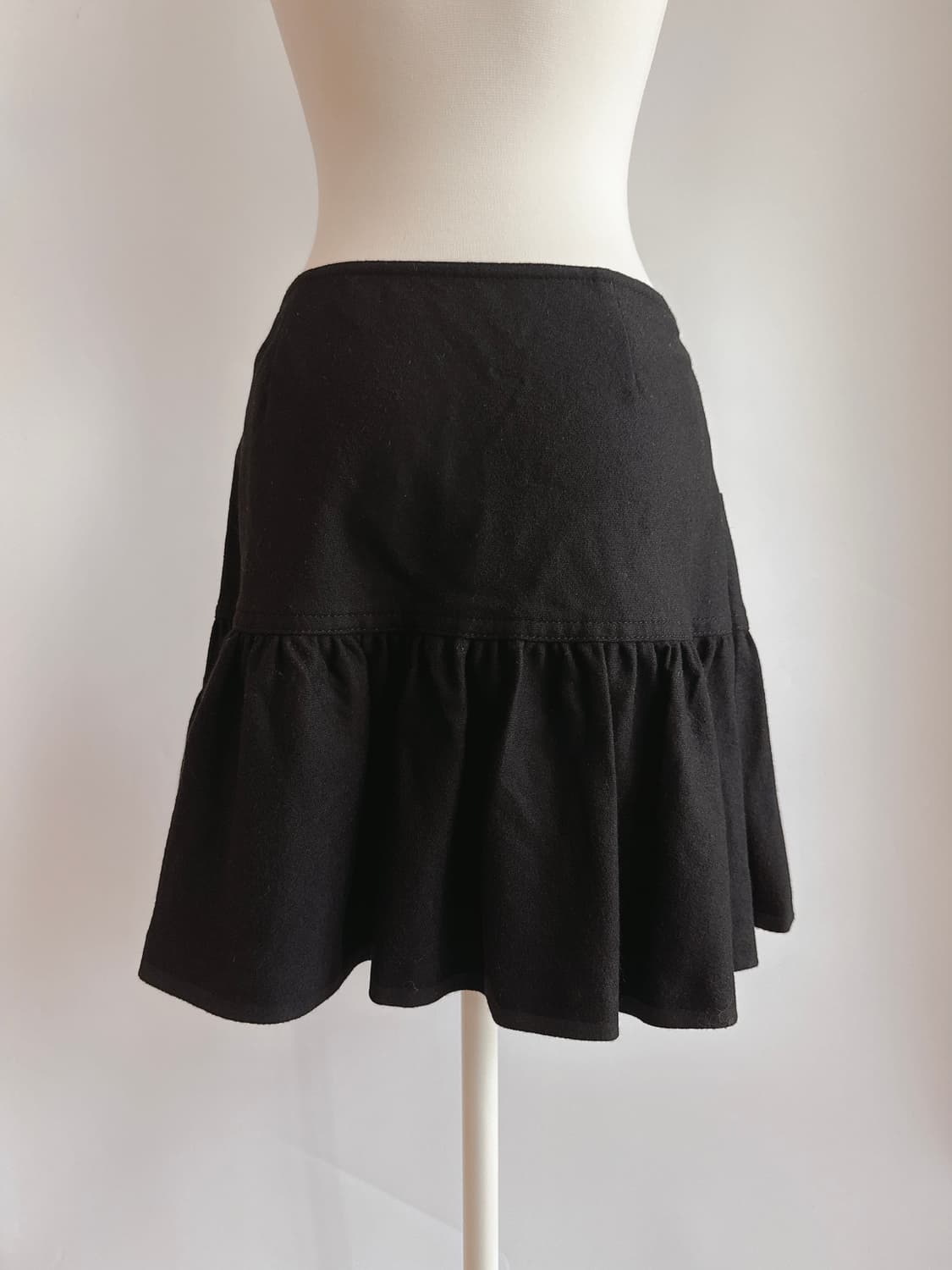 버버리 블루라벨 모직 플레어스커트 38 상품이미지2