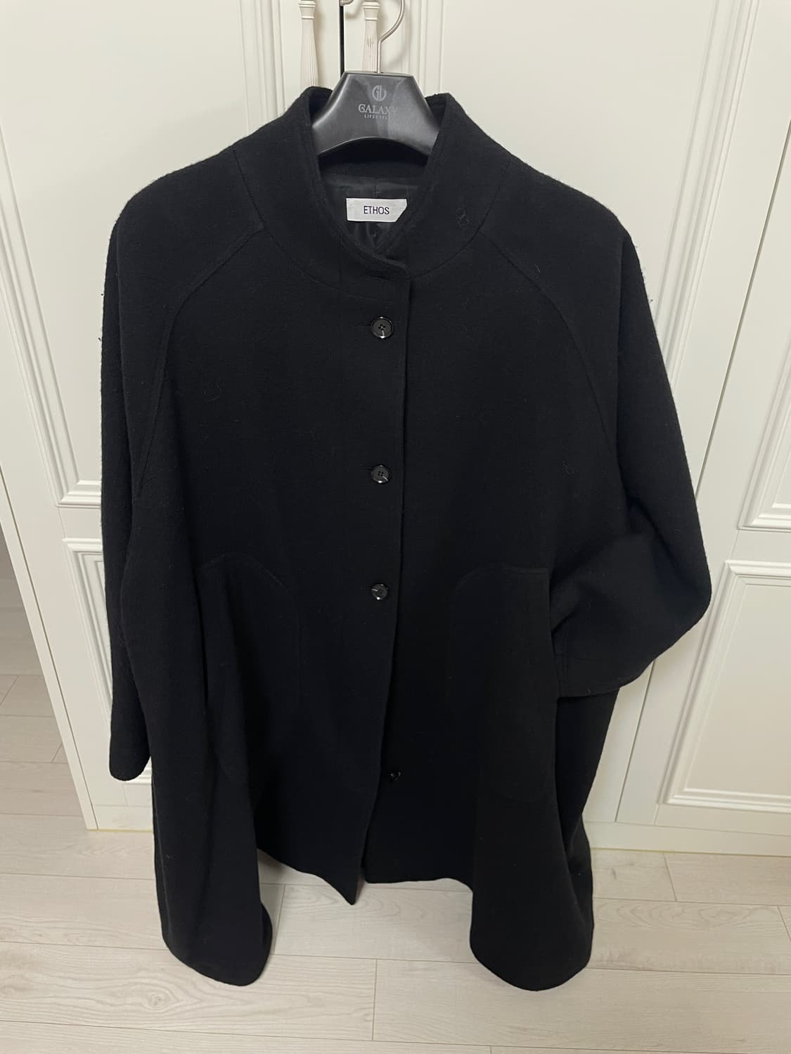 에토스 ETHOS 듀벳 코트 블랙 상품이미지1