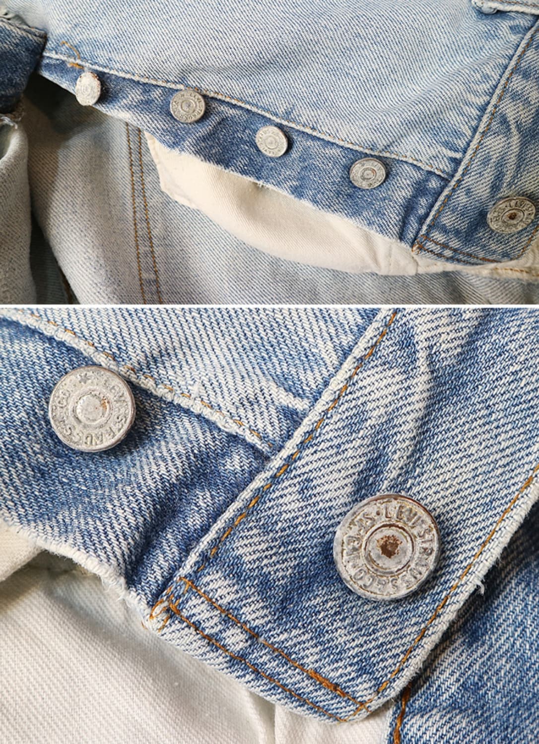 미국판 70S LEVIS 리바이스 501 블랭크텝 빈티지 셀비지 데님

 상품이미지8
