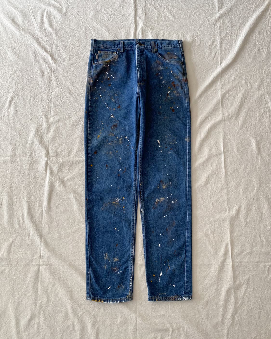 칼하트 페인팅 데님 팬츠 상품이미지1