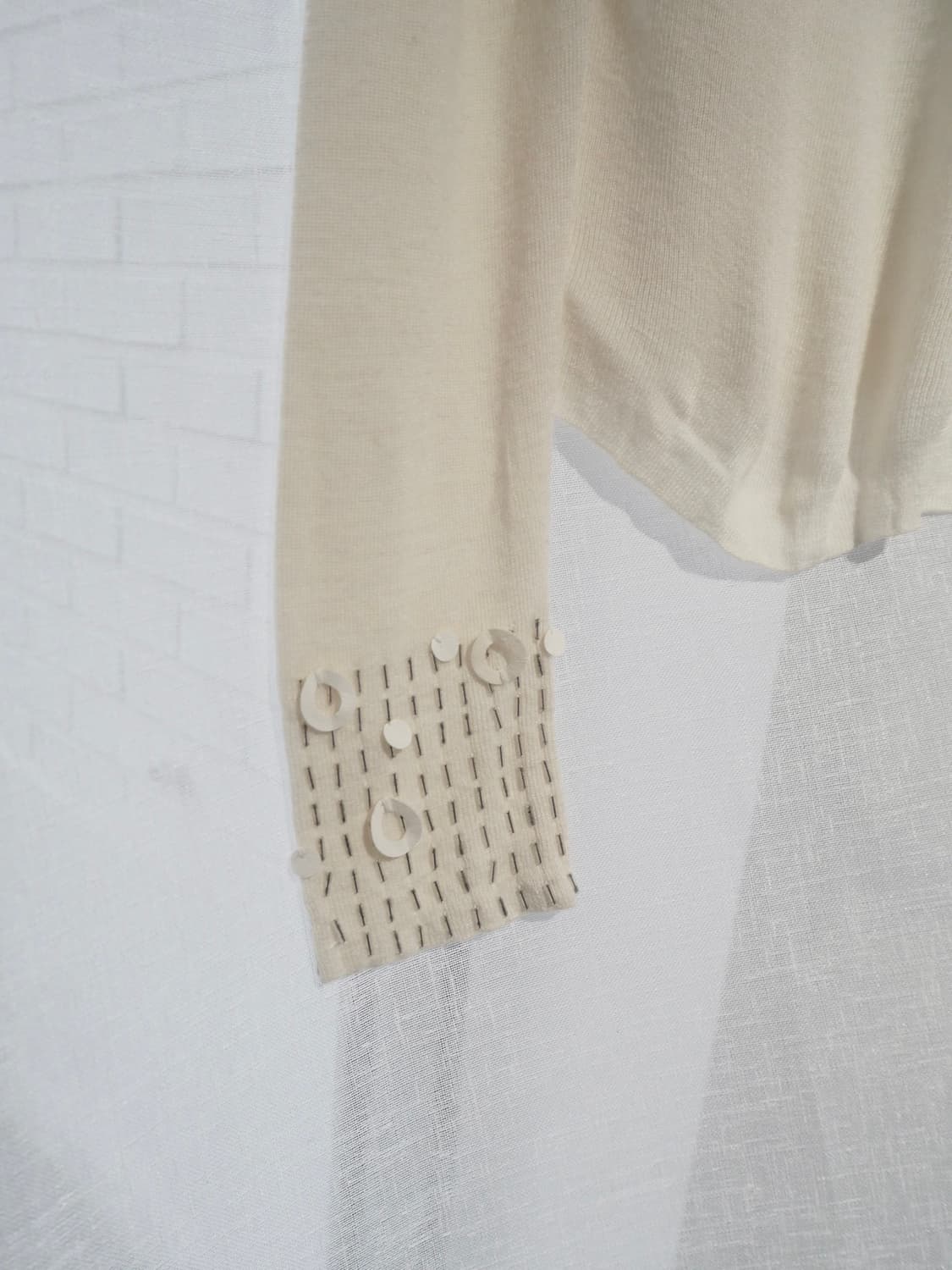 karl lagerfeld beads detail knit  상품이미지3