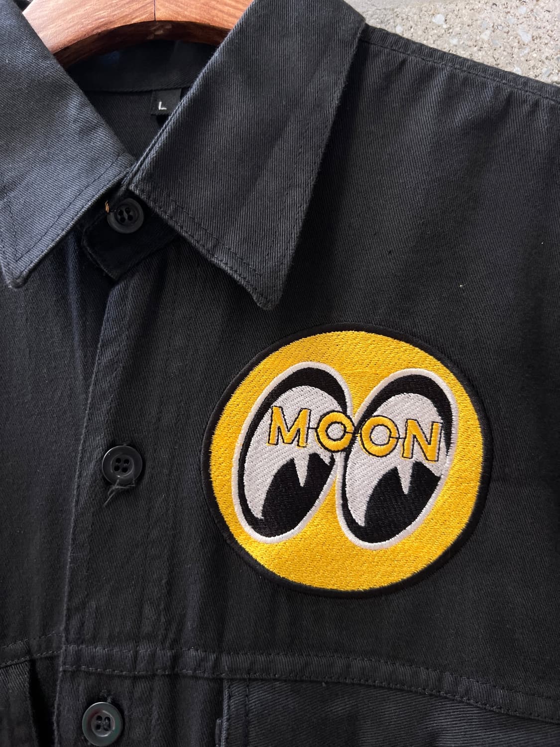 [L]90's Mooneyes 문아이즈 워크셔츠 상품이미지5