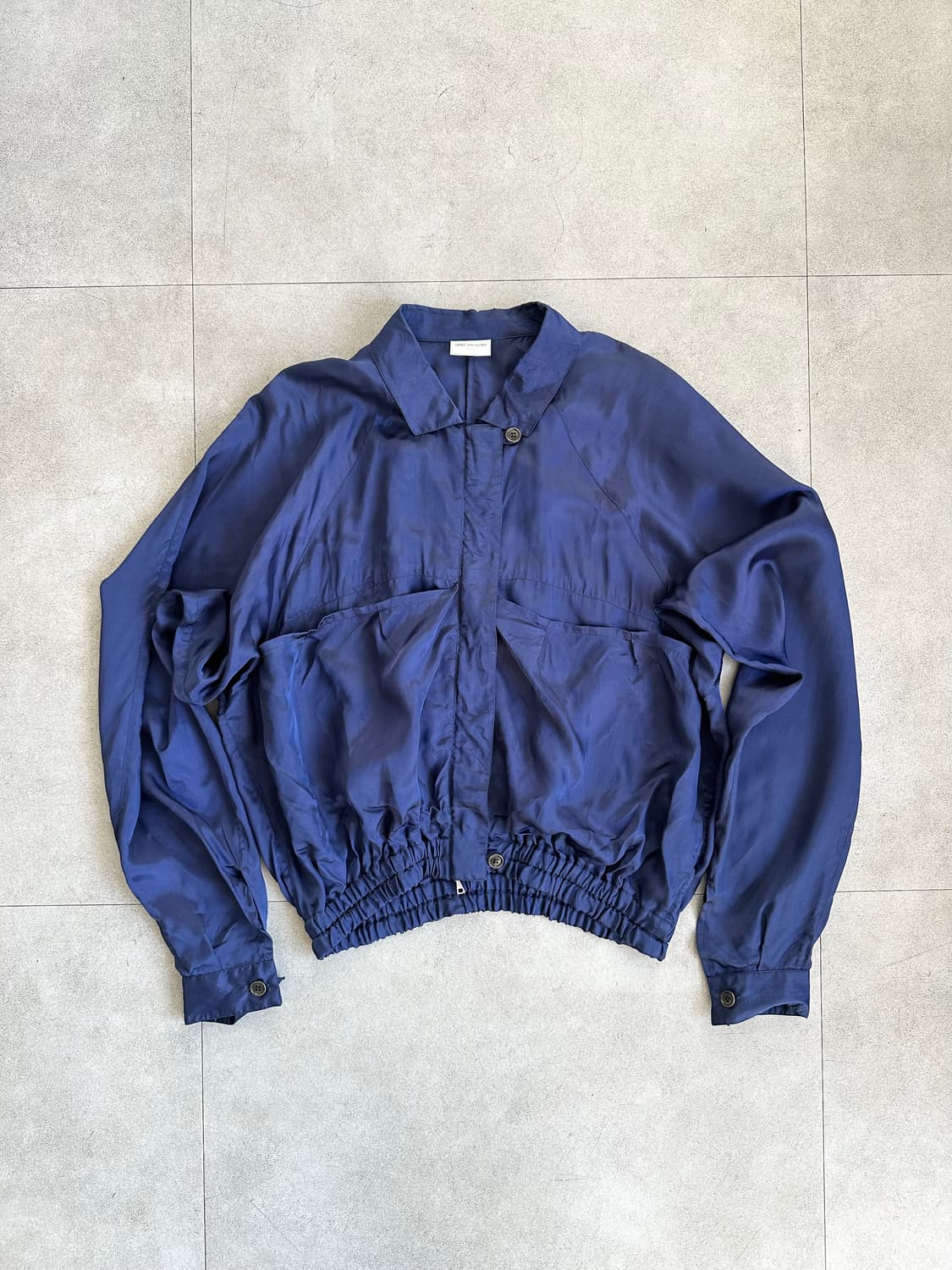 드리스 반 노튼 레이온 블루종 자켓 상품이미지1