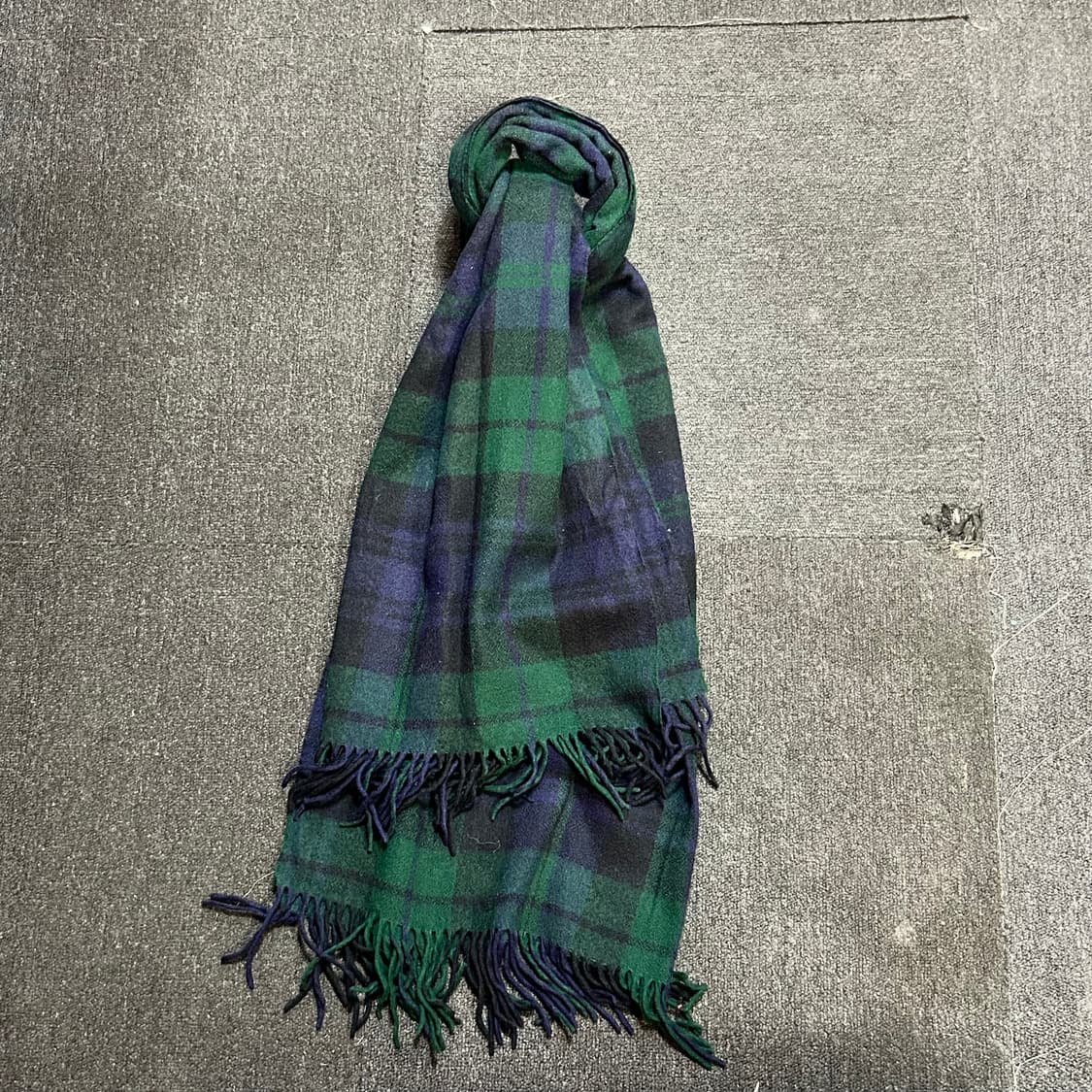 폴로 랄프로렌 빅포니 초록색 체크 머플러 목도리 상품이미지5