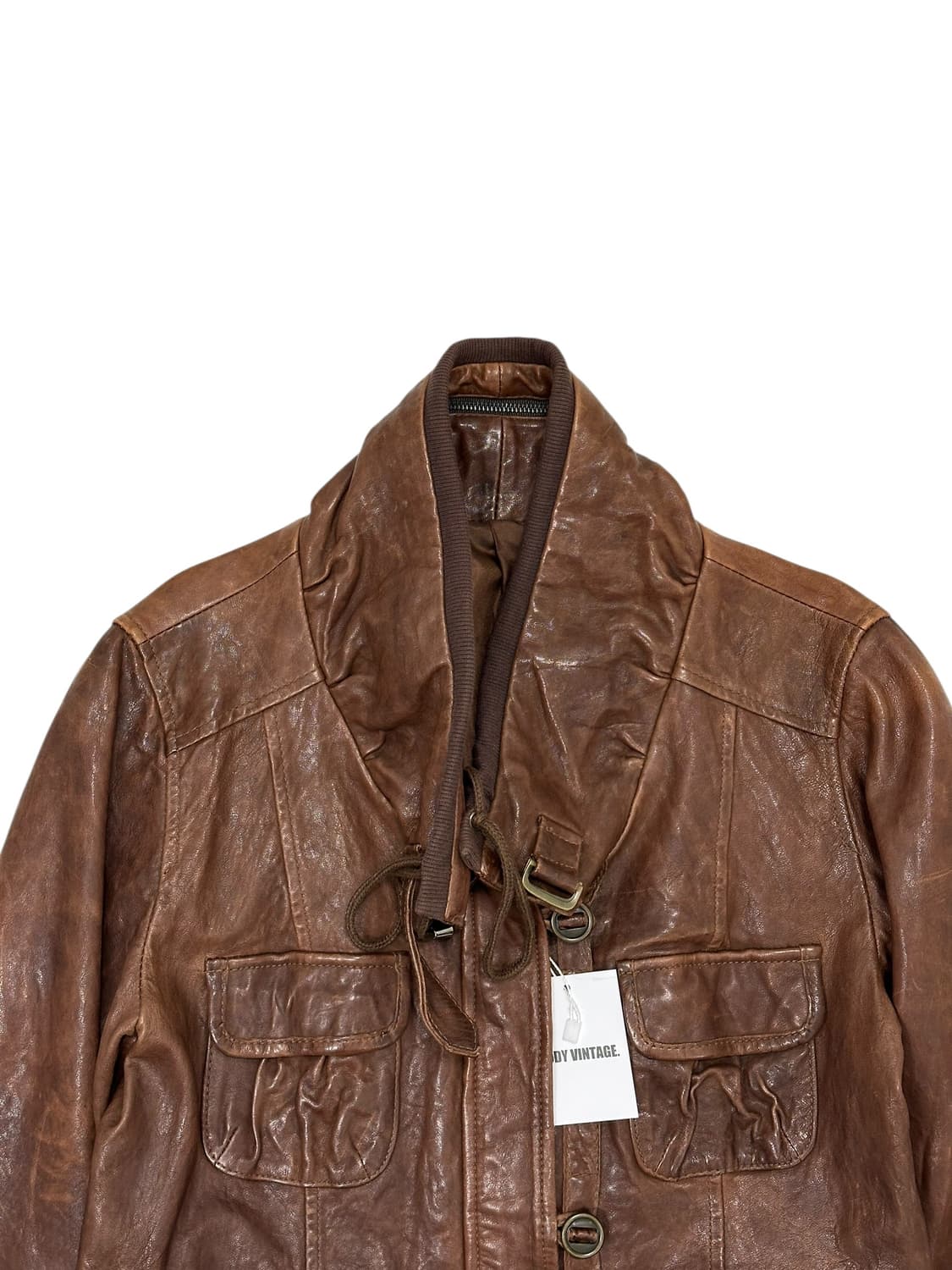 빈티지 양가죽 레더 자켓 상품이미지2