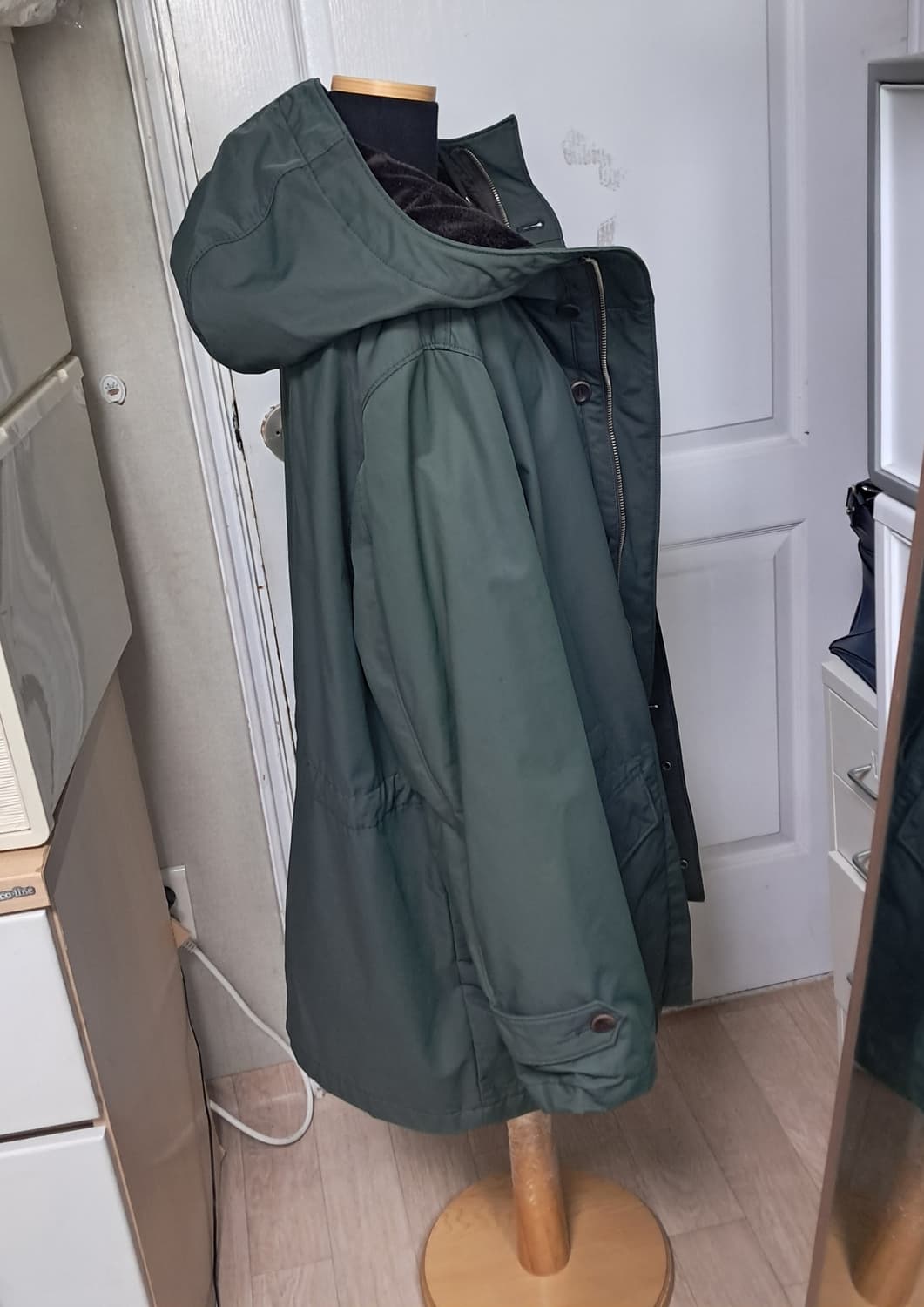 클럽 모나코 후드 코트 패딩 100 상품이미지3