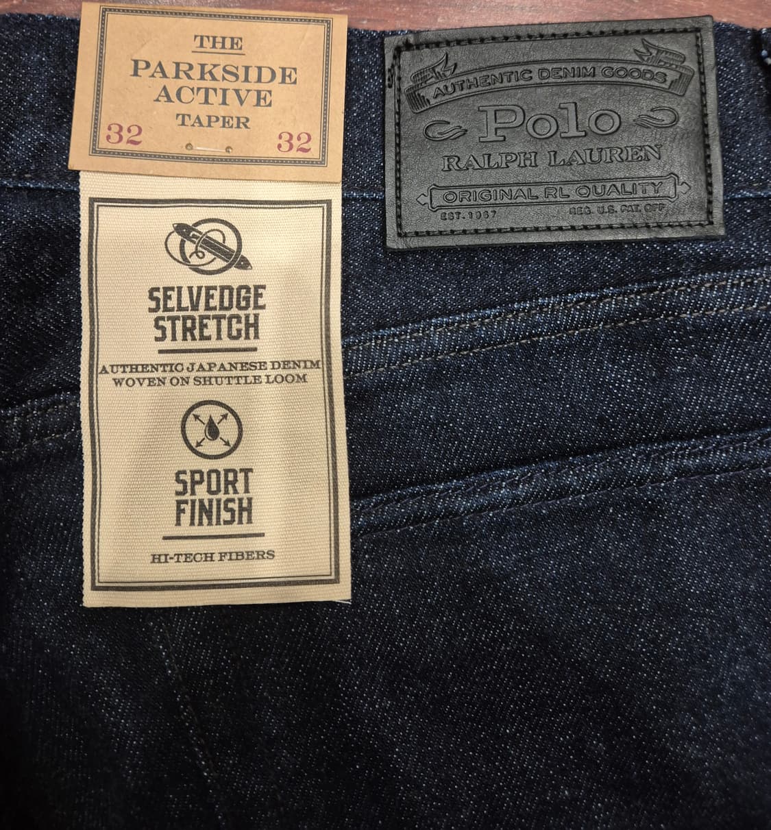 폴로 파크사이드 셀비지 데님 상품이미지3