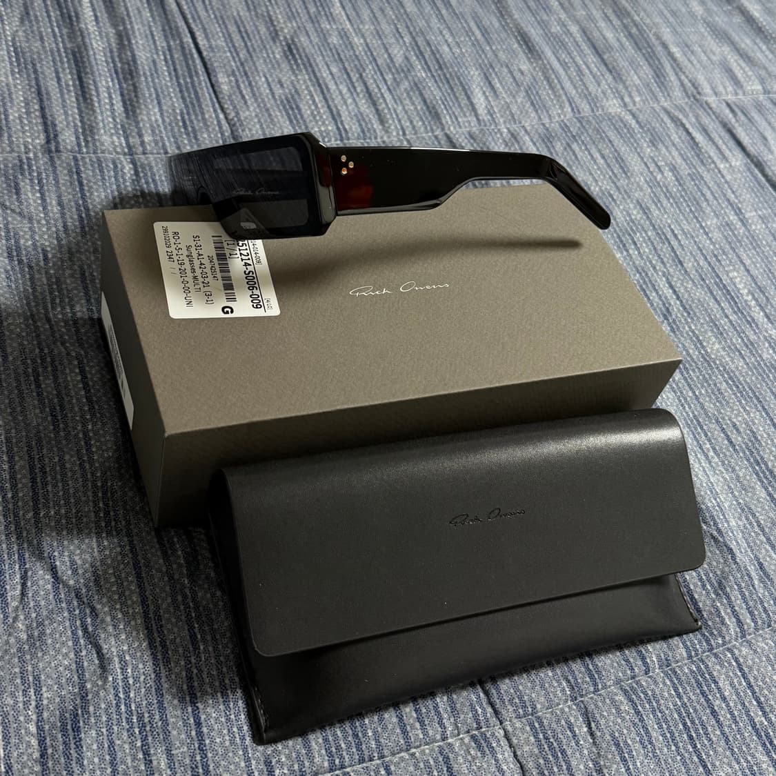 (OS) 릭오웬스 GETH 게스 선글라스 블랙 상품이미지4