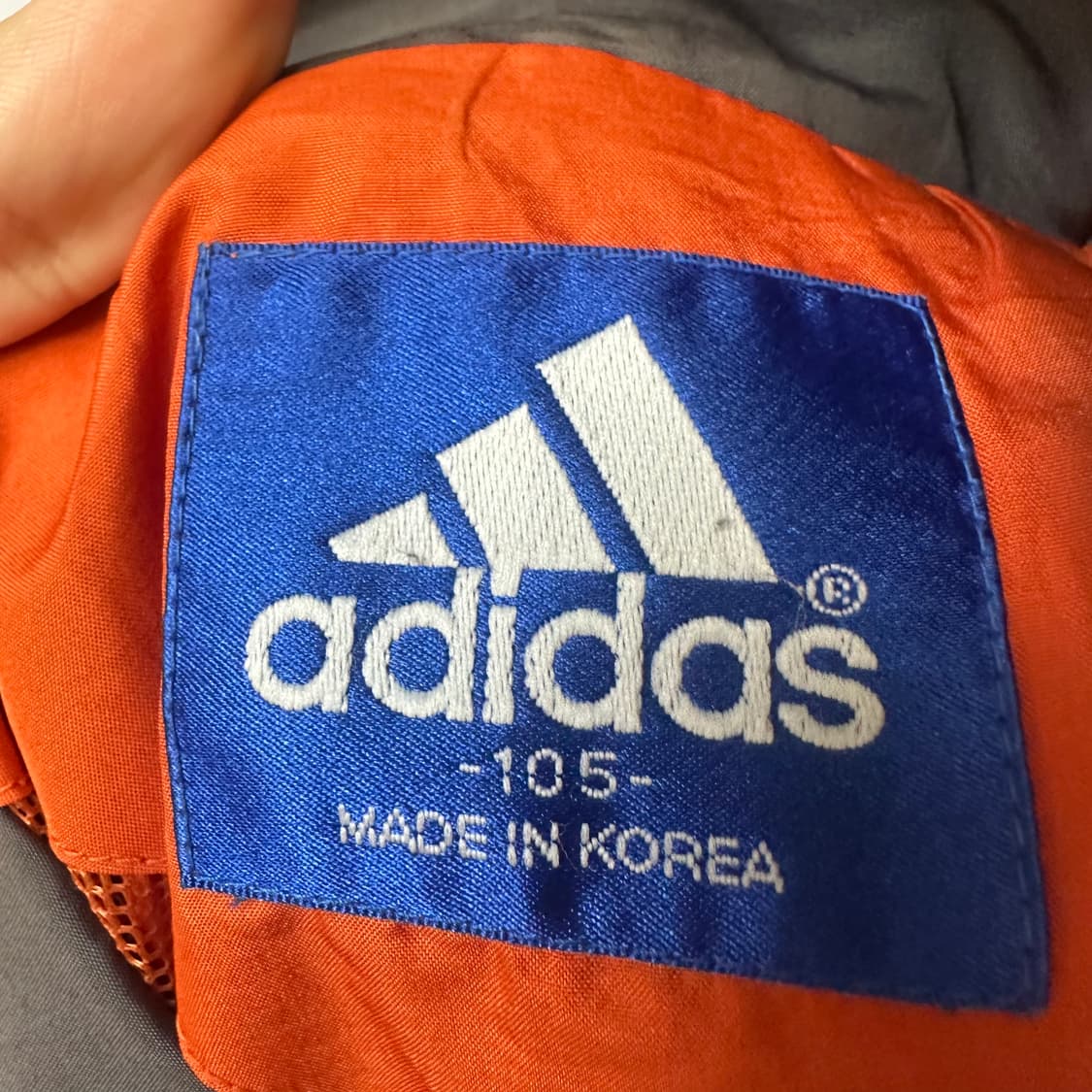 아디다스 00s 백로고 오렌지바람막이 105 상품이미지4