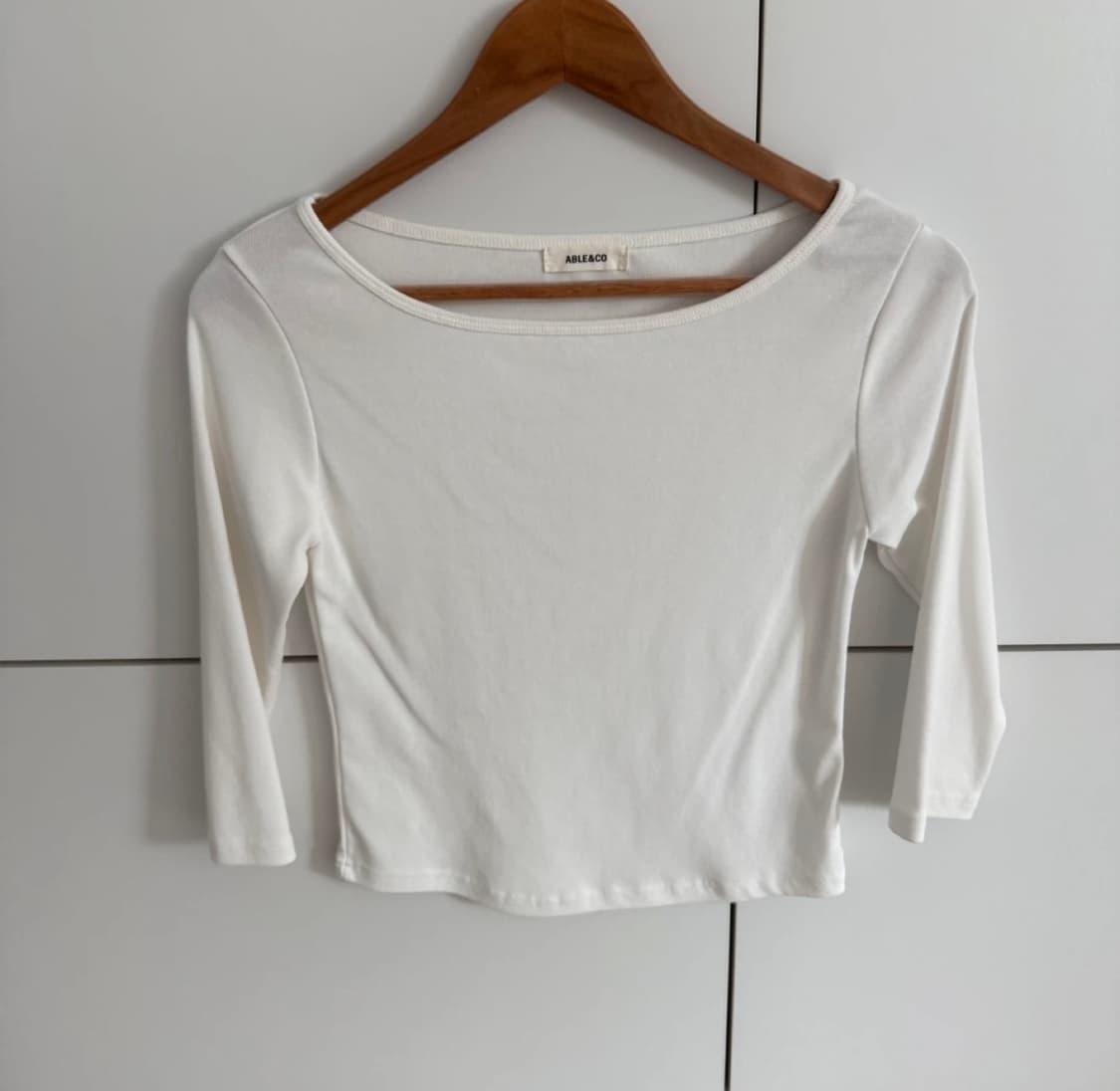 보트넥 7부 기본티 상품이미지1