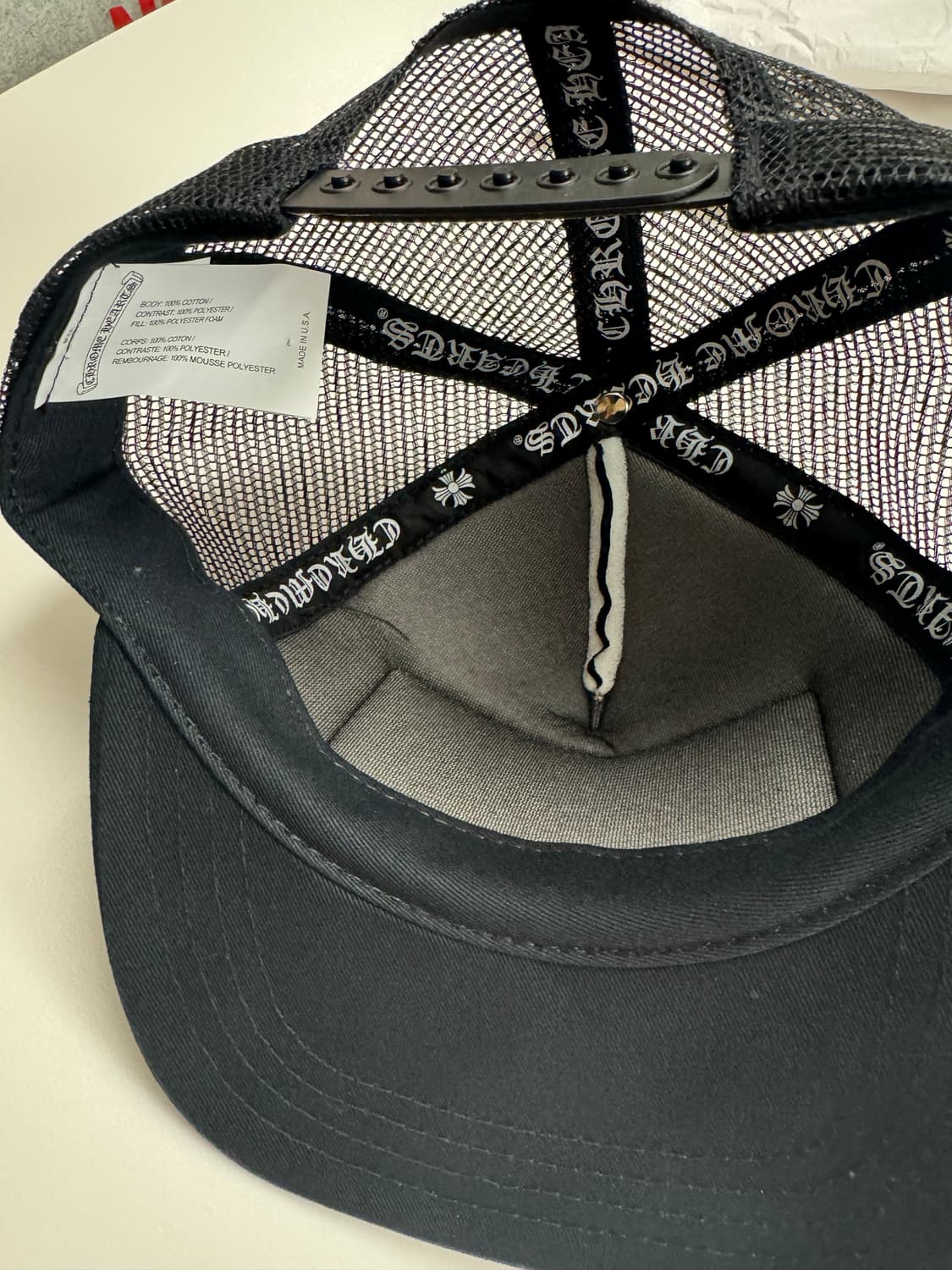 크롬하츠 트러커햇 블랙 상품이미지3