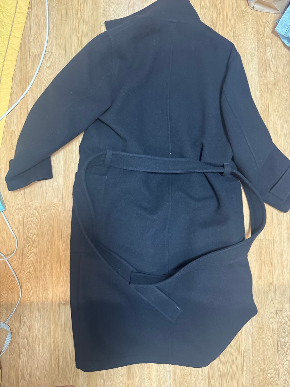 르메르 23fw 랩코트 블랙 S 상품이미지3