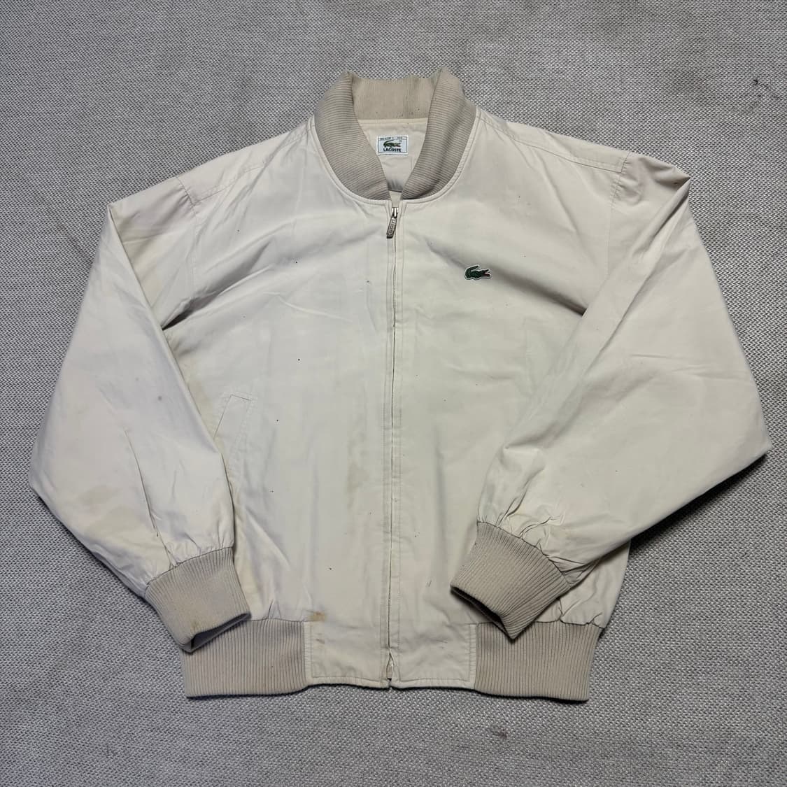 라코스테 아이보리 봄버 자켓 상품이미지1