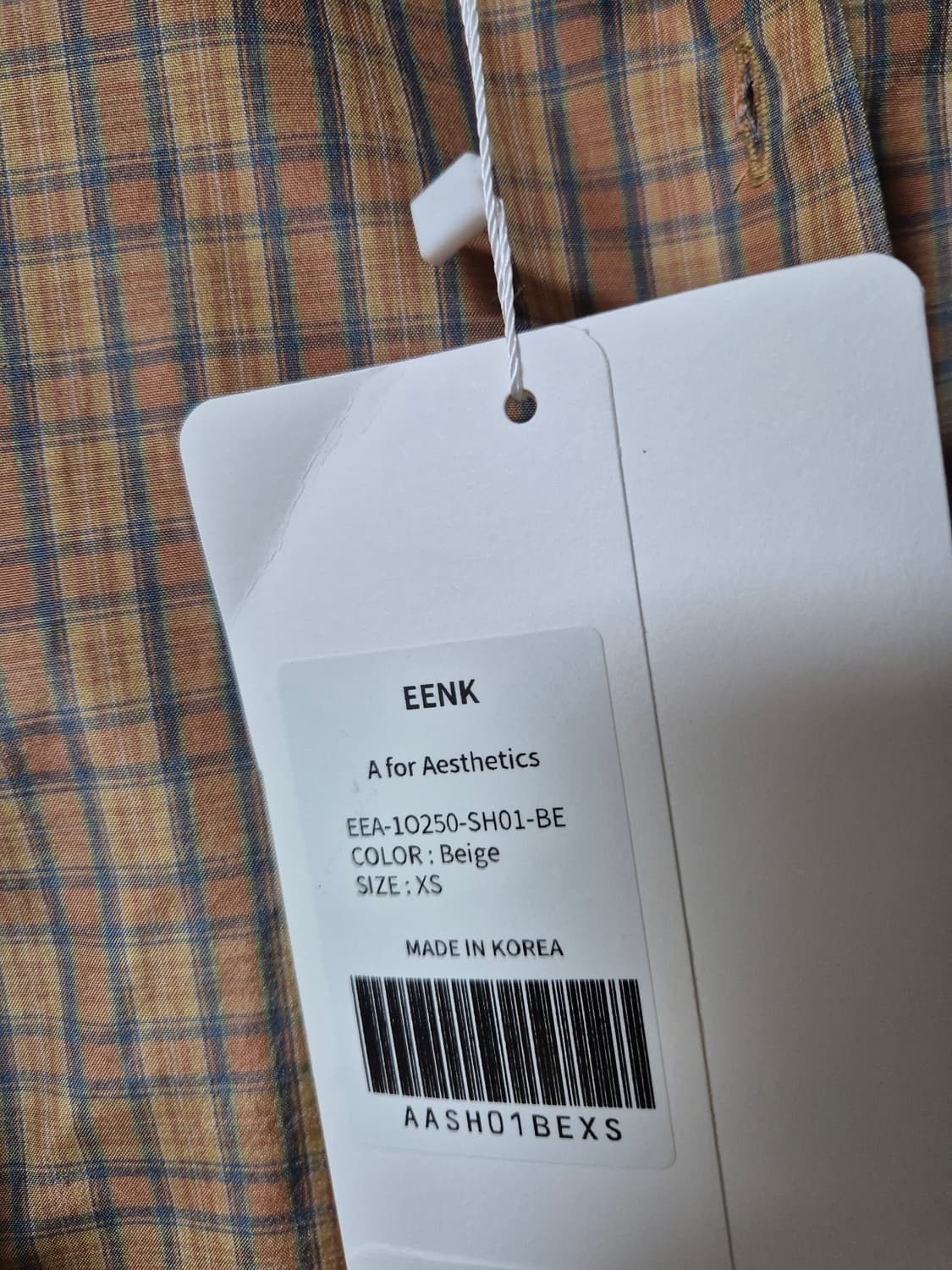 (25년) 잉크 EENK 오간자 레이어드 실크 셔츠 (새제품) 블라우스 상품이미지7