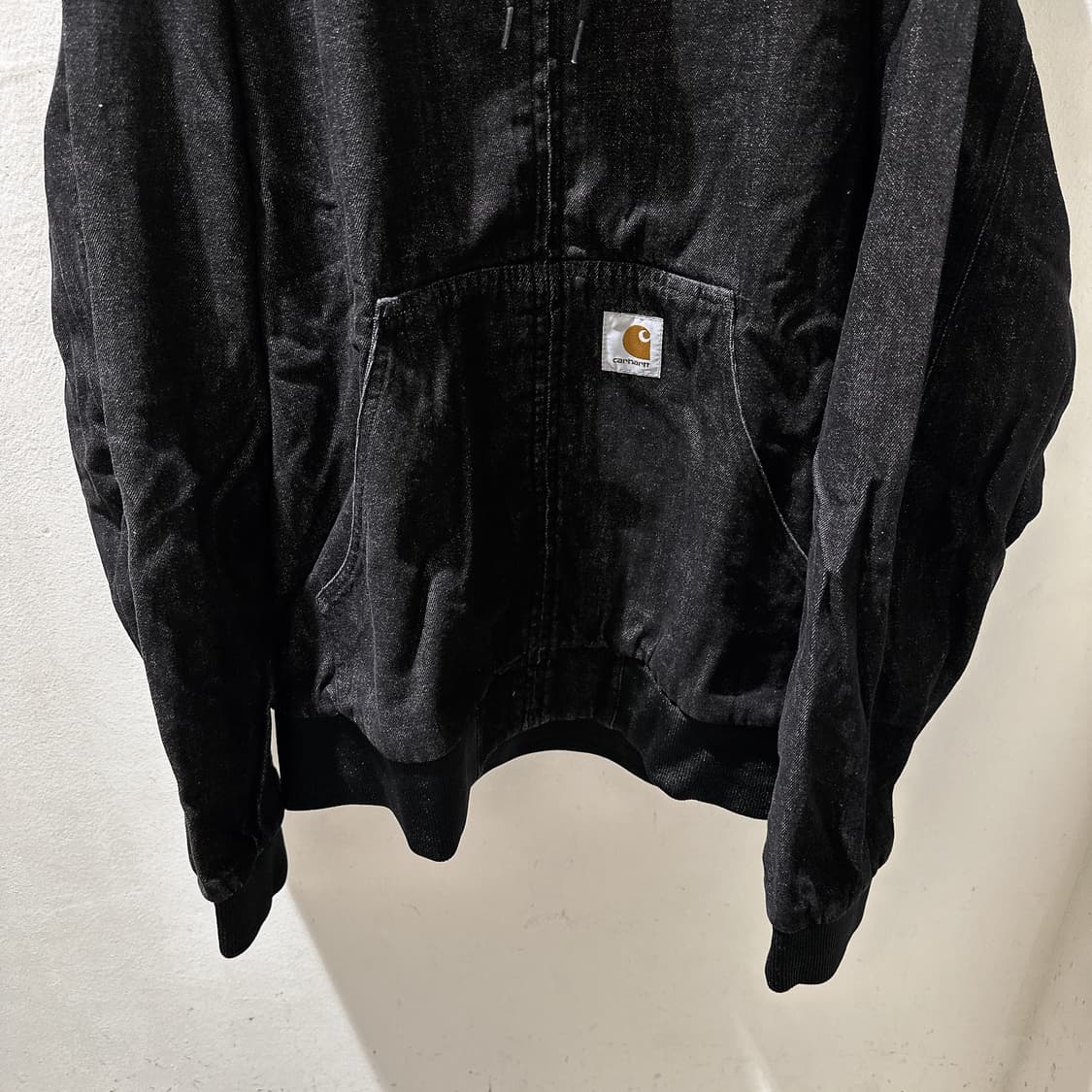 (정품/새상품) CARHARTT 칼하트 남성 블랙 데님 액티브 자켓 상품이미지3