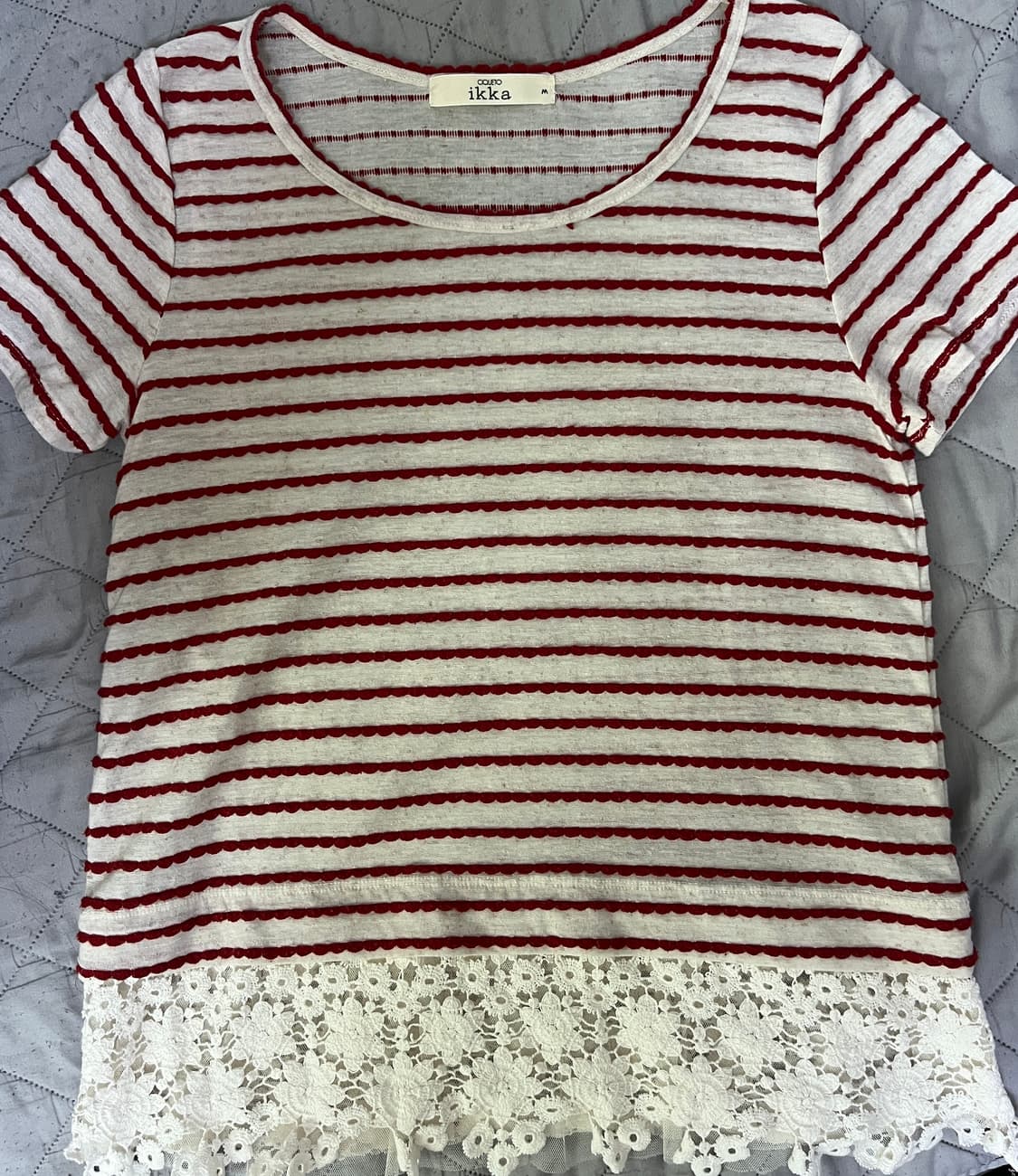 RED STRIPED T-SHIRT 상품이미지1