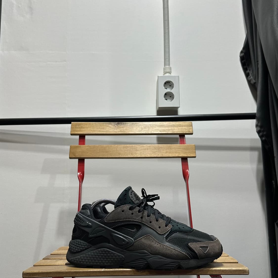 265) 나이키 운동화 남성 남자 신발 허라취 블랙 상품이미지1