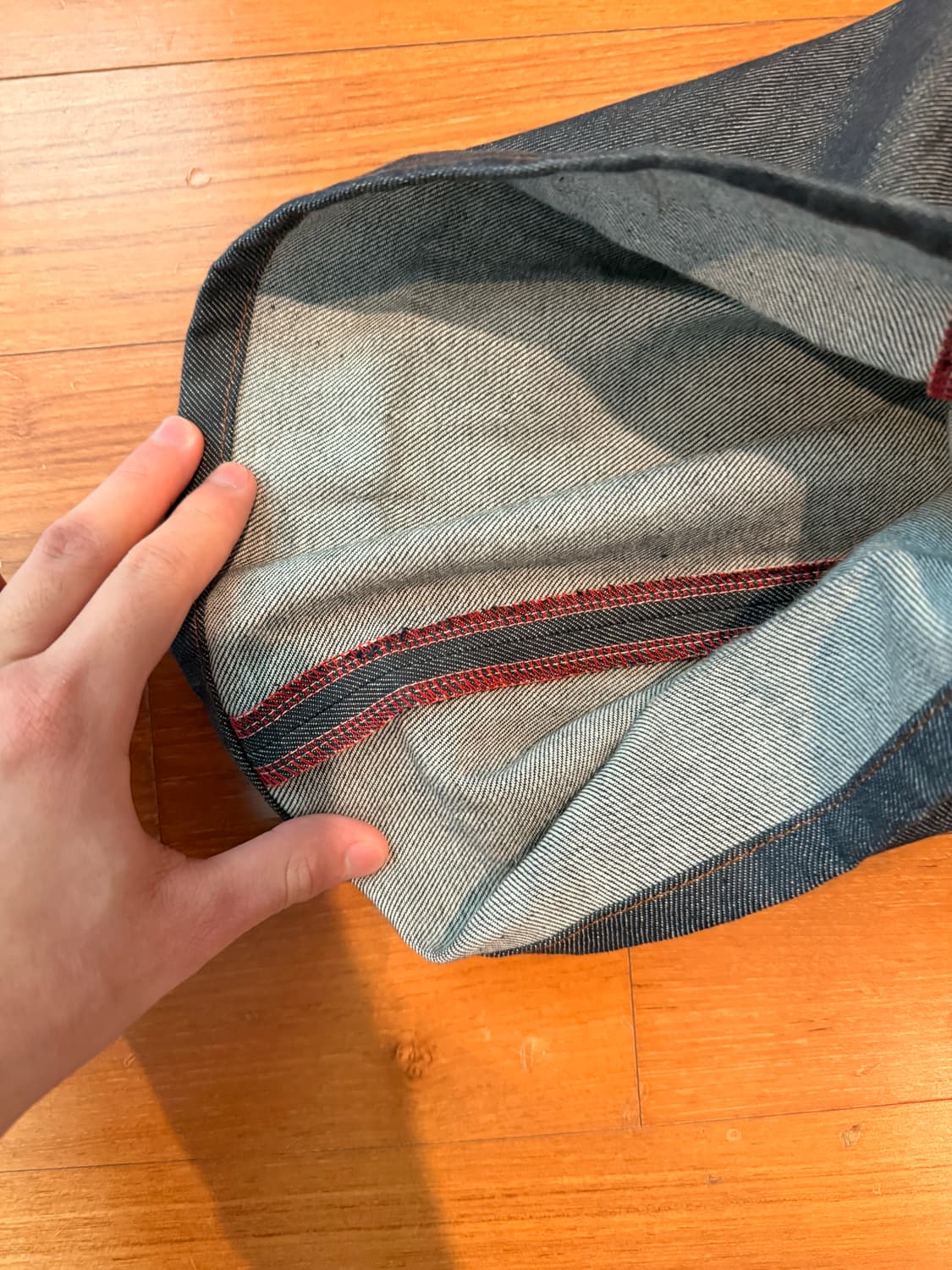 Shinya Kozuka 신야 코즈카 hi baggy indigo 상품이미지4