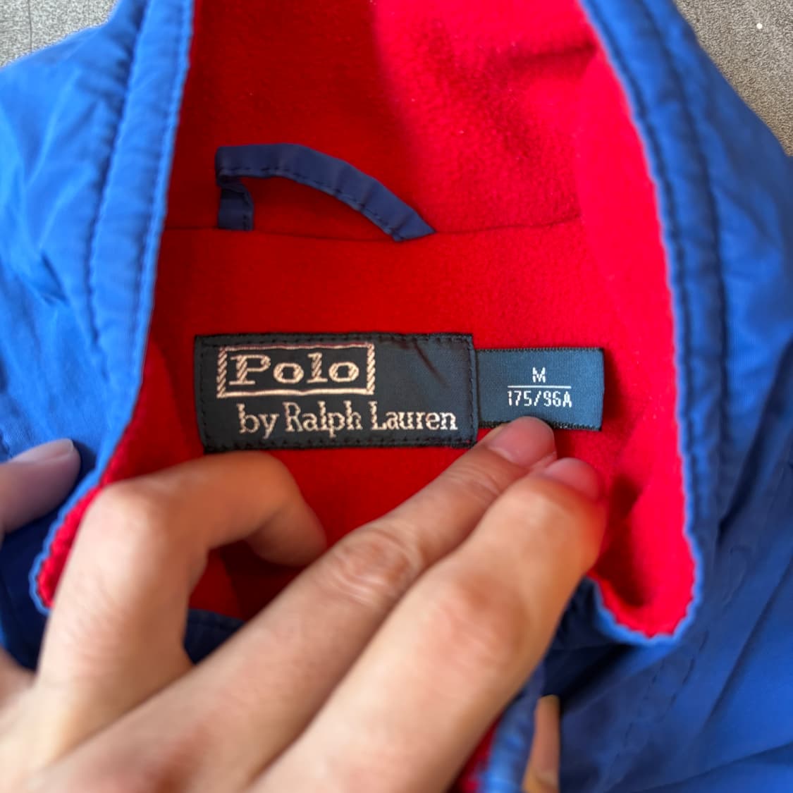 폴로 정품 딥 블루 웜업 블루종 자켓 상품이미지5