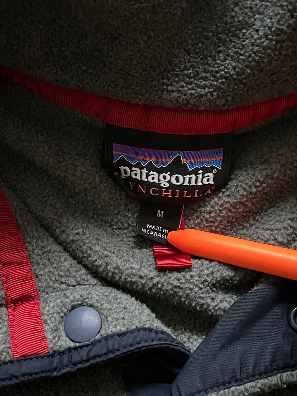 파타고니아 신칠라 니켈 네이비 그레이 플리스 patagonia 상품이미지3